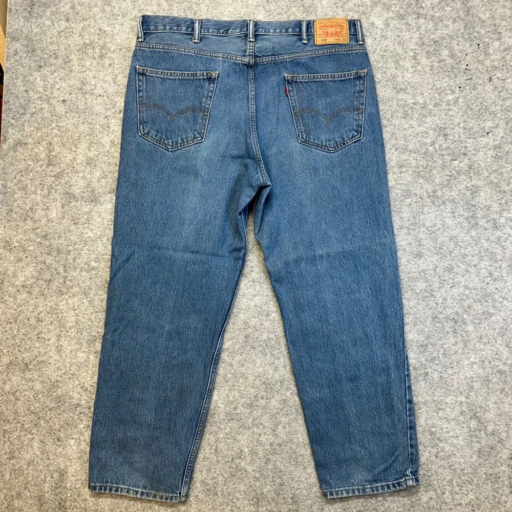 Lot of 3 Levi's 550 559 Relaxed Fit Jeans Men's 40x30 Blue Denim Work Pants